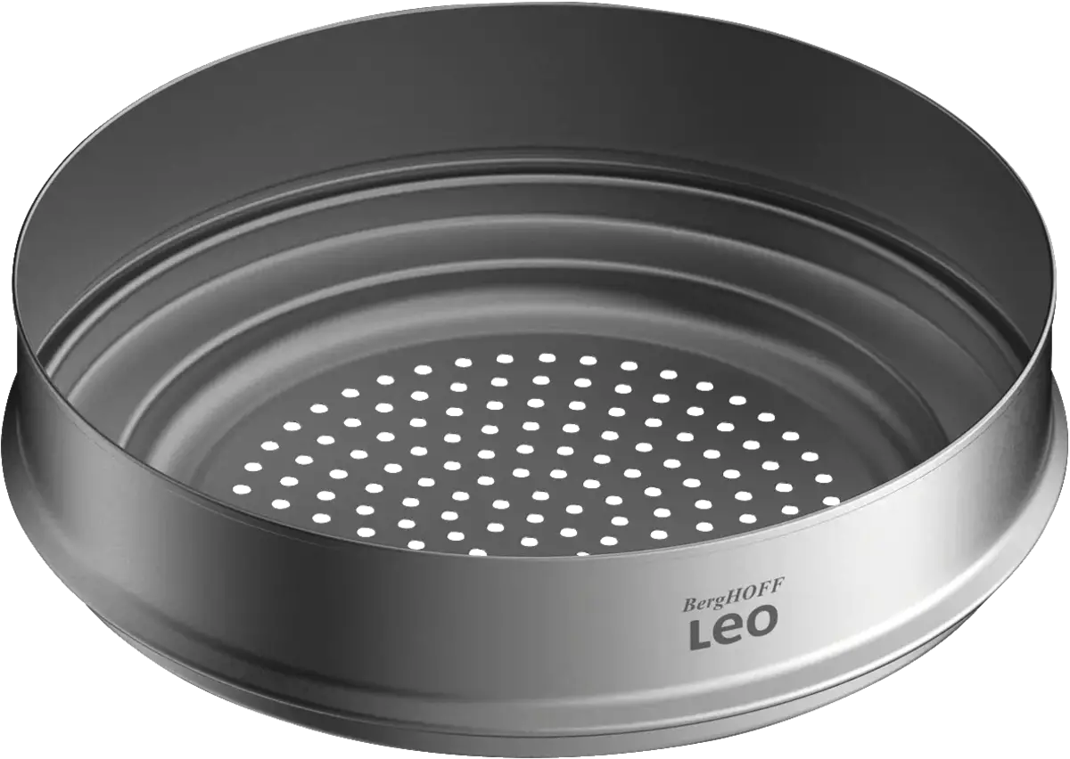 Leo - Stoommandje Graphite 20-24cm