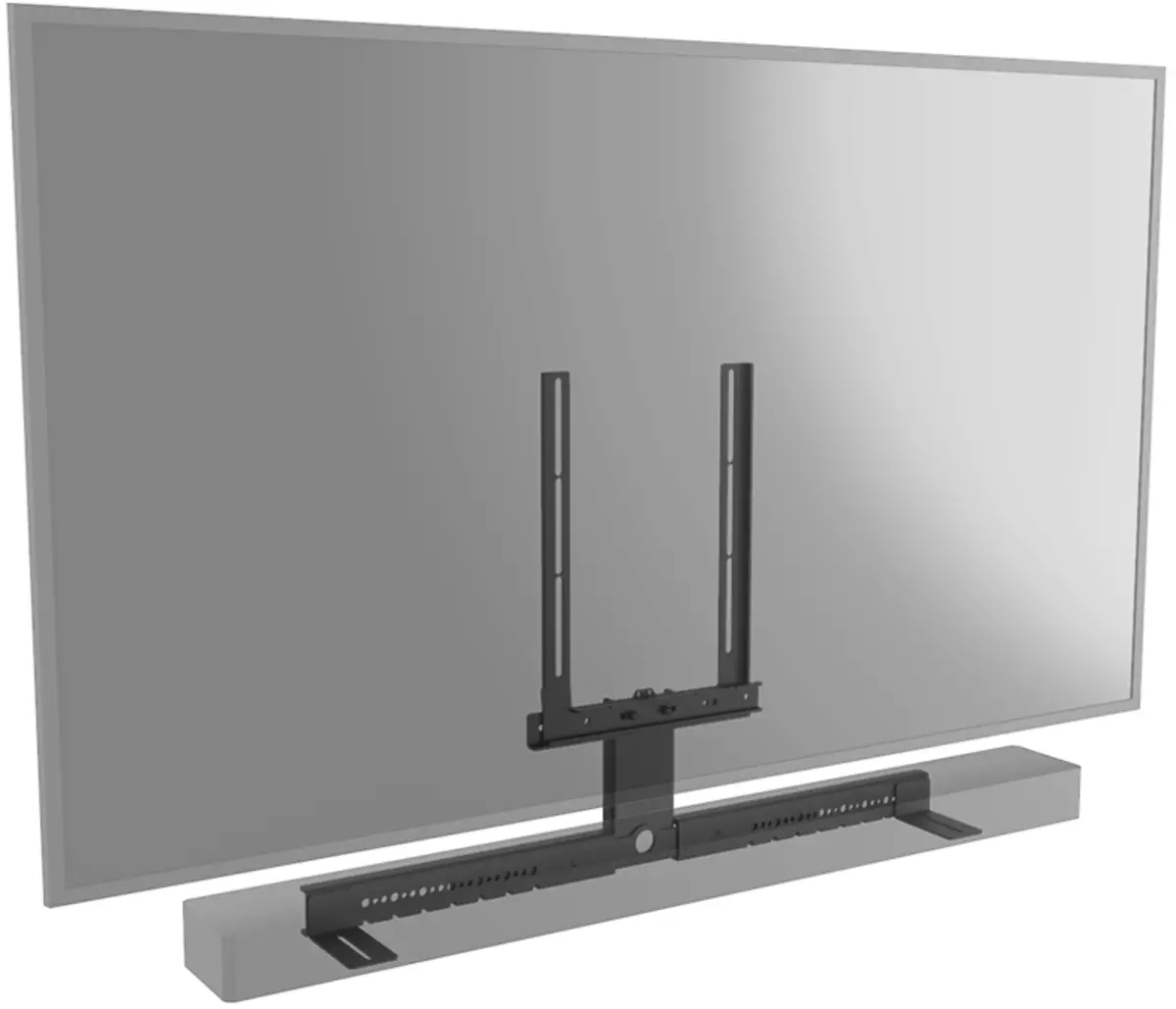 Frame voor soundbar universeel met centrale kolom