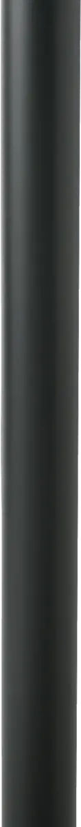 Kolom 60mm rond - hoogte 100cm zwart staal