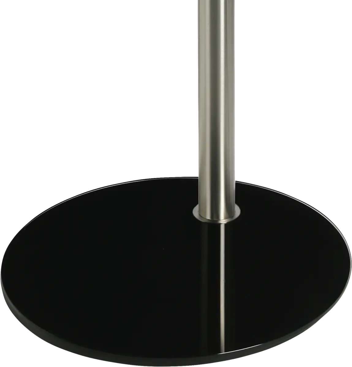 CAV-F12 Voet 37cm rond zwart glas