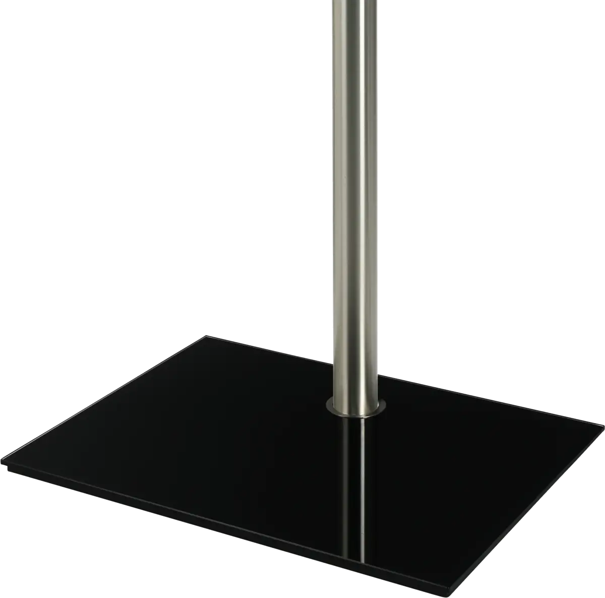 CAV-F32 Voet 60x45cm rechthoekig zwart glas