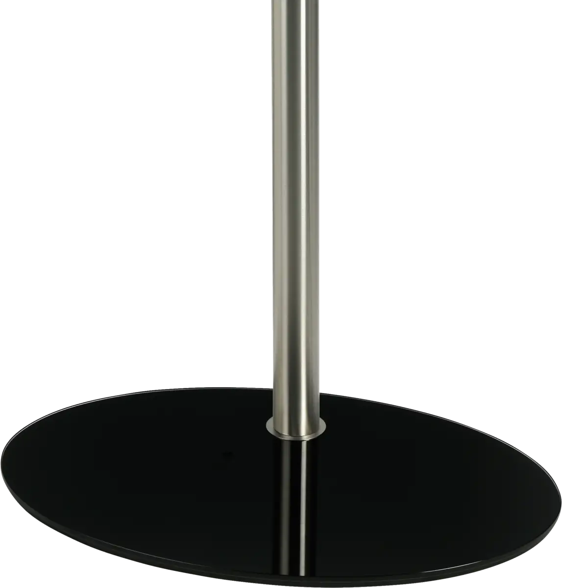 CAV-F42 Voet 70x45cm ovaal zwart glas