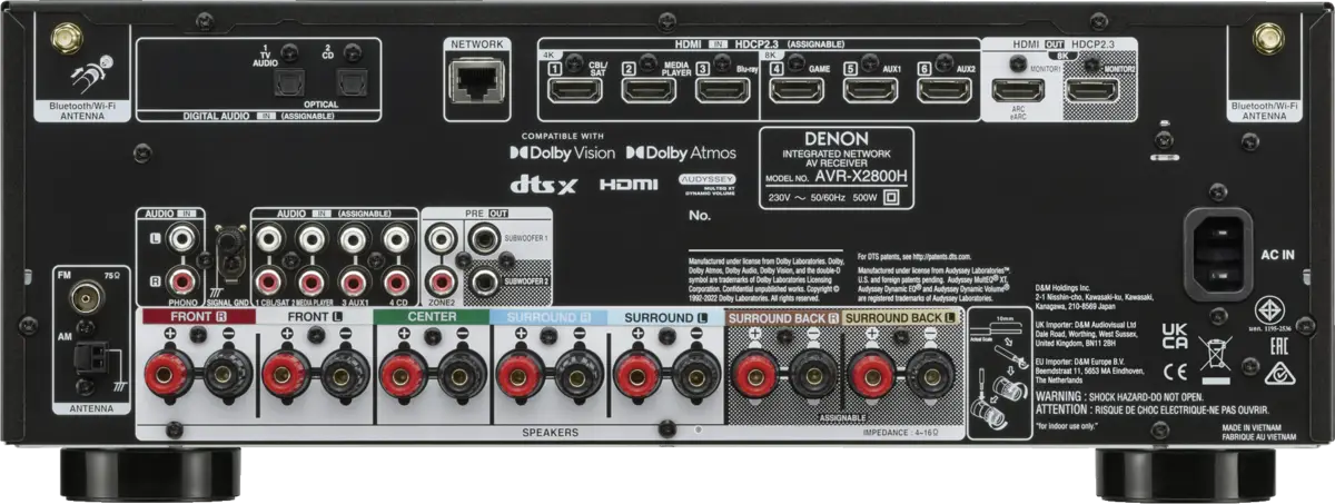 AV RECEIVER AVR-X 2800H