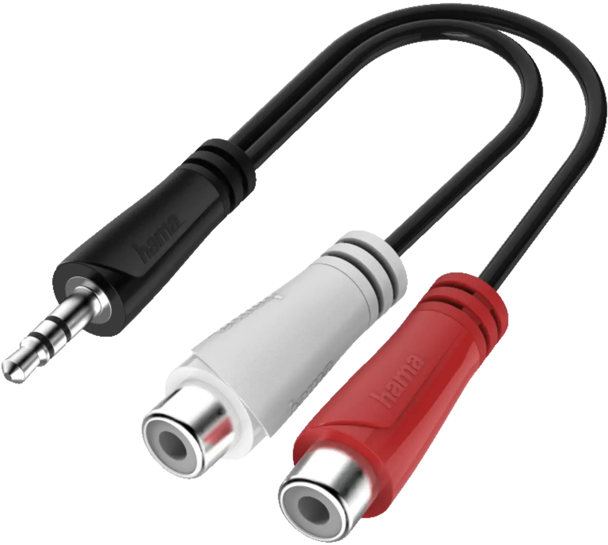 200350 Audio-adapter, 3,5-mm-jack-stekker-cinch-aansluiting