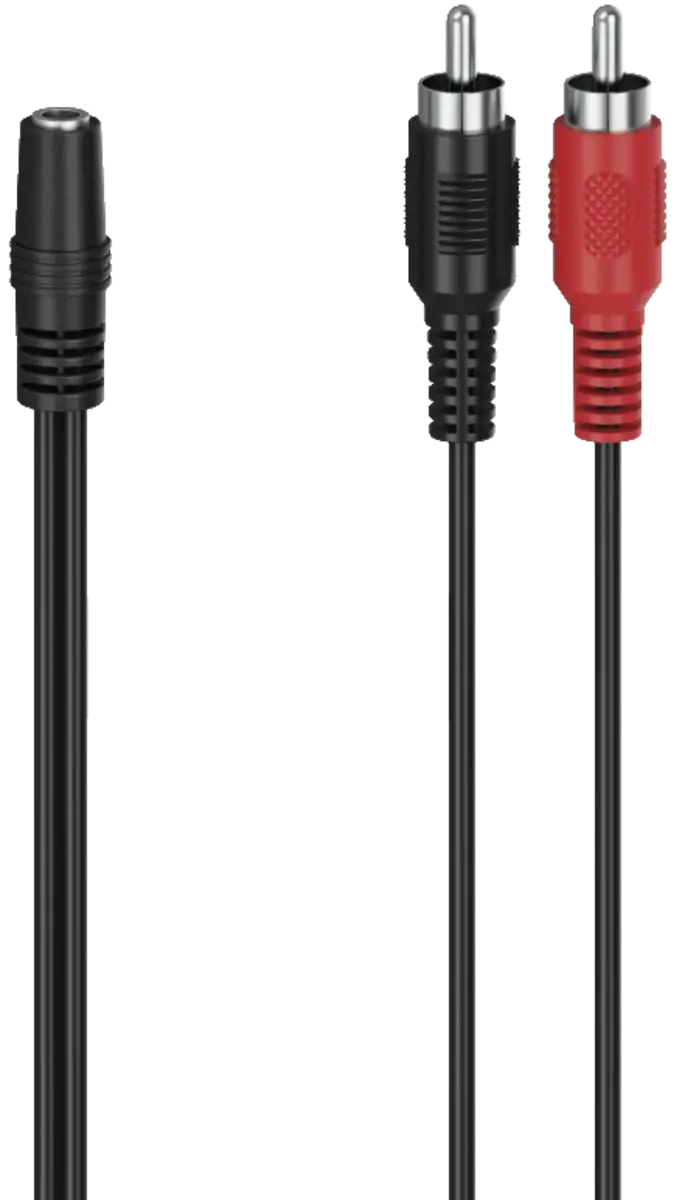 205186 Audio-adapter, 2 cinch-stekkers - 3,5-mm-jack stereo