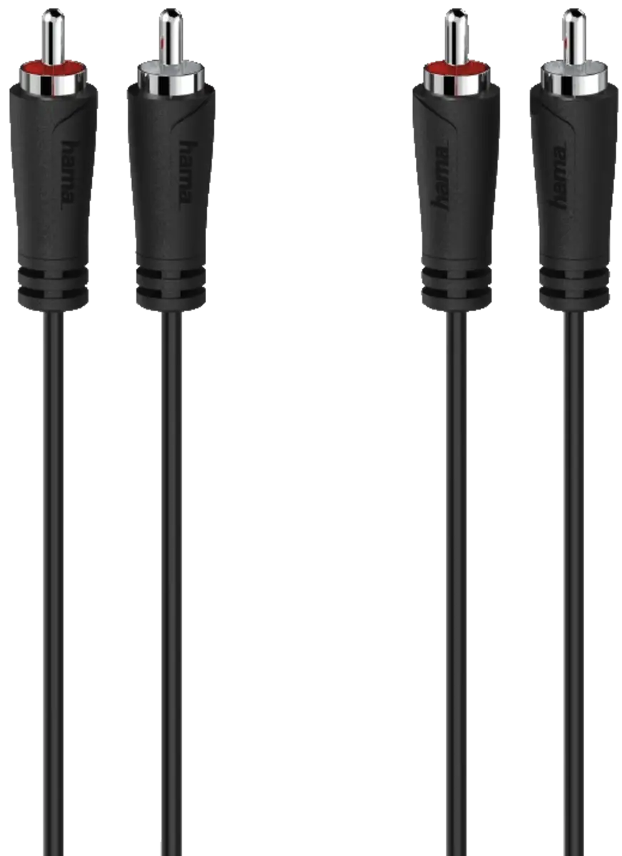 205257 Audiokabel, 2 cinch-stekkers - 2 cinch-stekkers, 1,5m