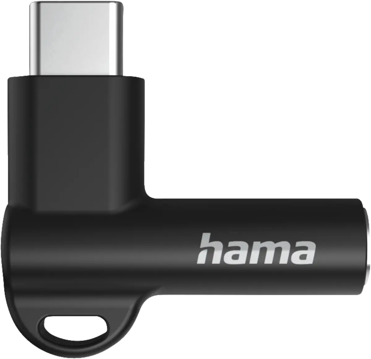 Aux-adapter USB-C-3.5mm jack aansluiting, 90 hoekstekker