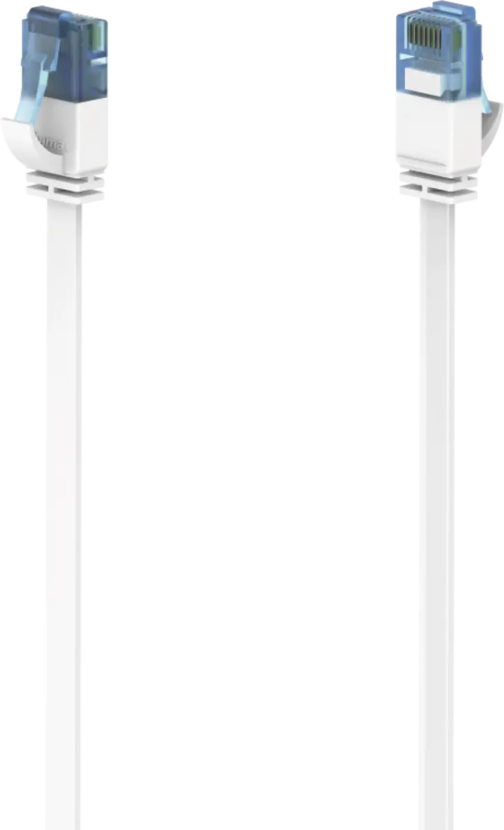 Netwerkkabel, CAT-6a, 10 Gbit/s, U/UTP, plat, 10,00 m