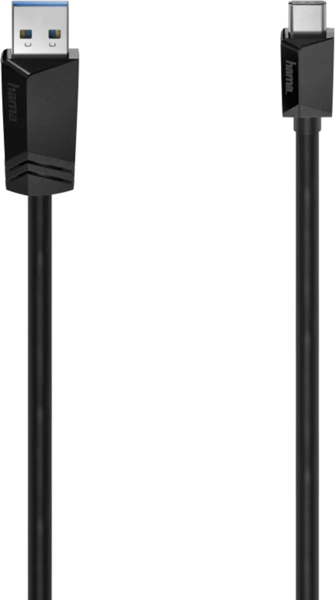 USB-C-kabel, USB-C-USB-A stekker, USB 3.2 Gen1, 5Gb/s 0,25m