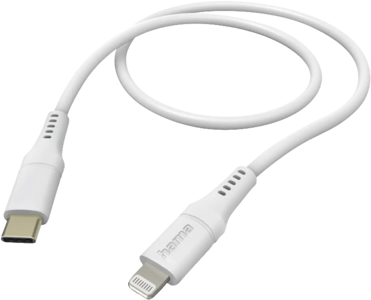 USB-Silikonenkabel, USB-C naar Lightning, 1,5 m