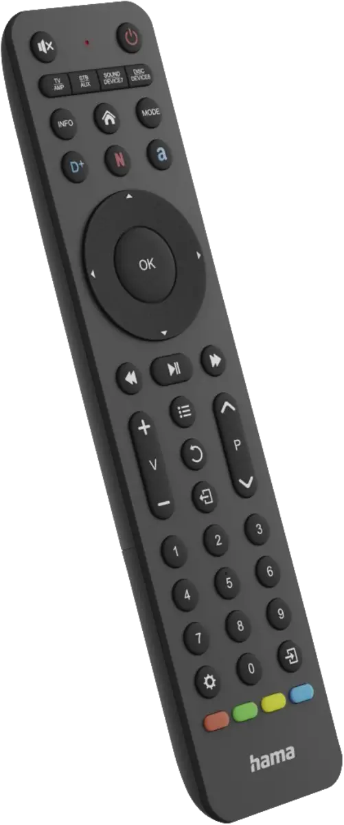 Universele tv-afstandsbediening, infr., voor 8 apparaten
