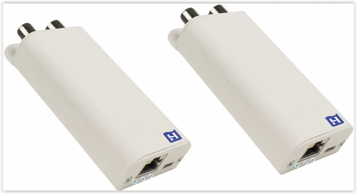 Gigabit internet over coaxadapter set