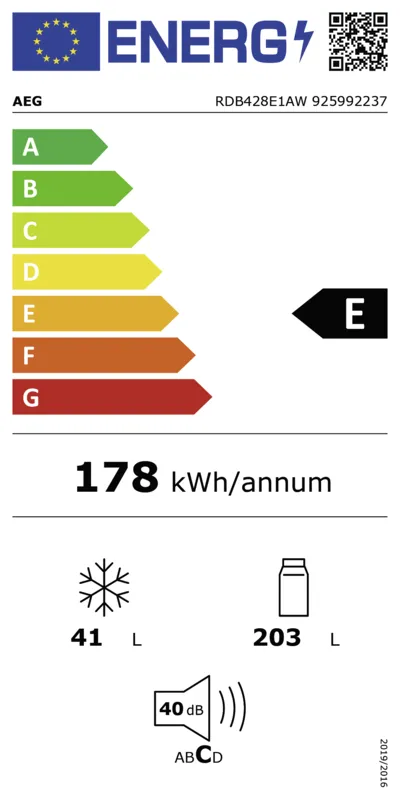 AEG RDB428E1AW energielabel