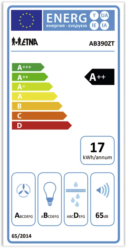Etna AB390ZT energielabel