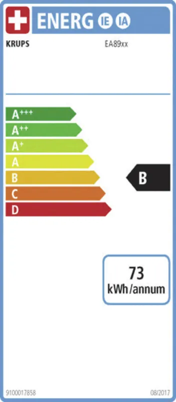 Krups EA891C energielabel