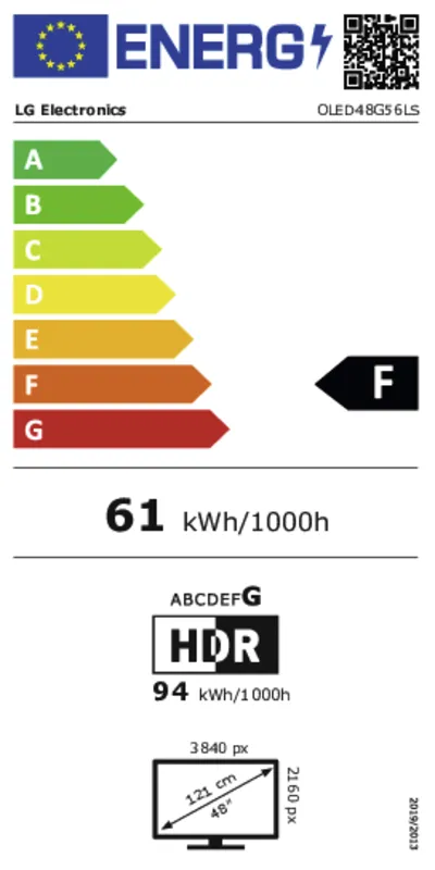 LG OLED48G56LS.AEU energielabel