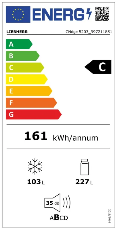 Liebherr CNdgc 5203-20 energielabel