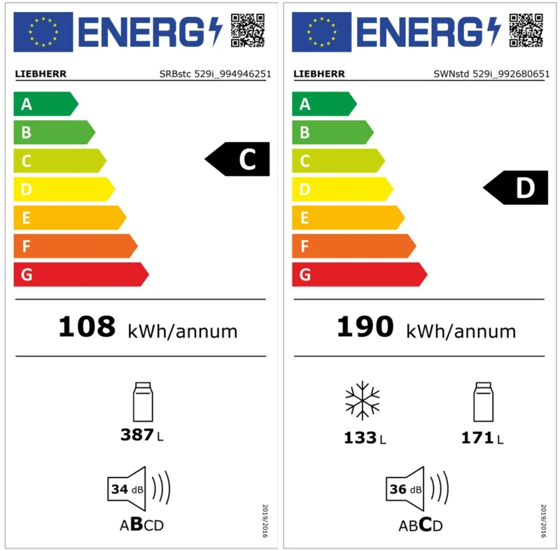 Liebherr XRCst 5295-20 energielabel