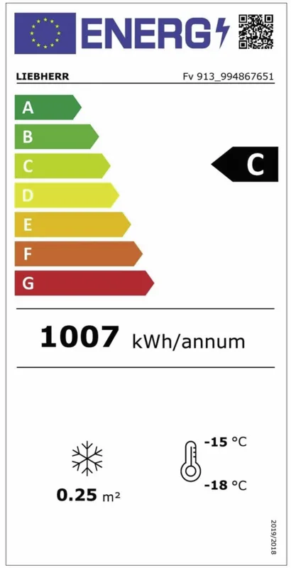 Liebherr Fv 913-41 energielabel