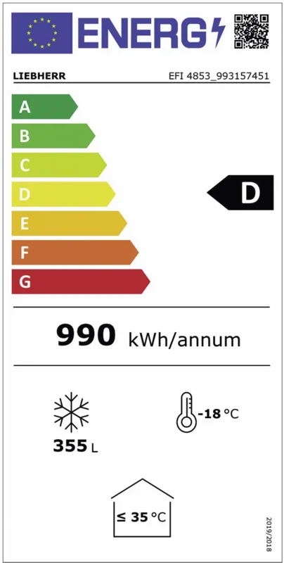 Liebherr EFI 4853-43 energielabel