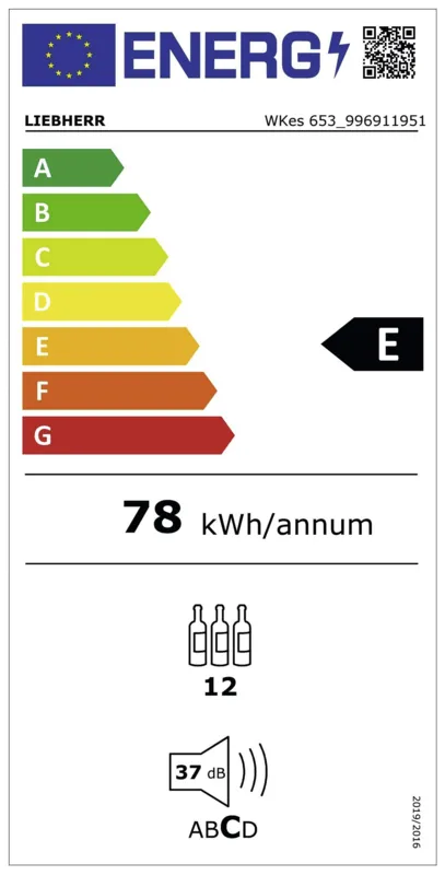 Liebherr WKes 653-26 energielabel