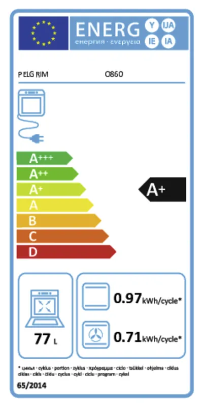 Pelgrim O860 energielabel