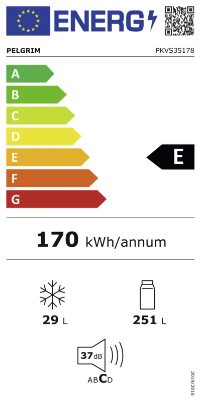 Pelgrim PKVS35178 energielabel
