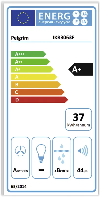 Pelgrim IKR3063F energielabel