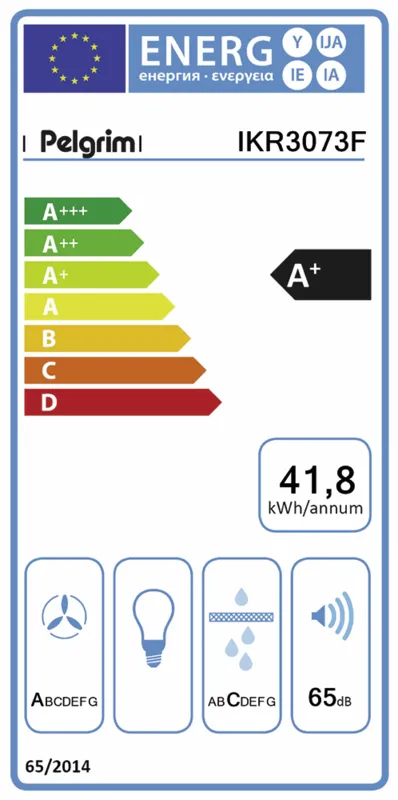 Pelgrim IKR3073F energielabel