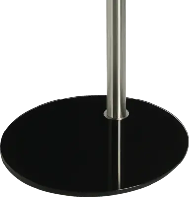 Cavus CAV-F12 Voet 37cm rond zwart glas