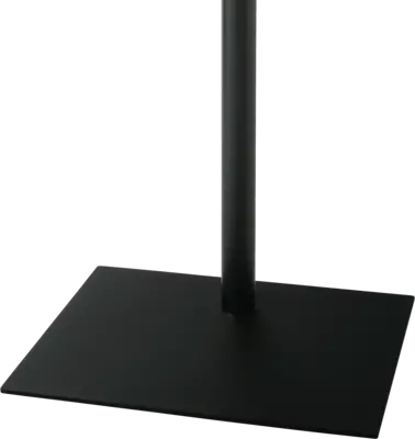 Cavus CAV-F31 Voet 60x45cm rechthoekig zwart staal