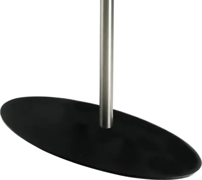 Cavus CAV-F61 Voet 98x45cm ovaal zwart staal voor 80mm kolom