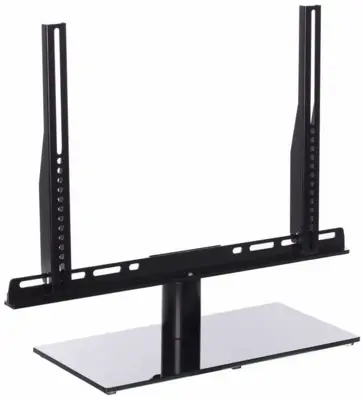 CAVTSM TV tafelstandaard draaibaar medium 37-42 zwart glas