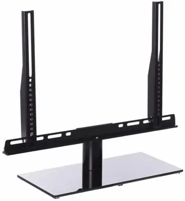 TV tafelstandaard draaibaar medium 37-42 zwart glas