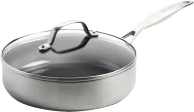 GreenPan Geneva hapjespan 24 cm met deksel
