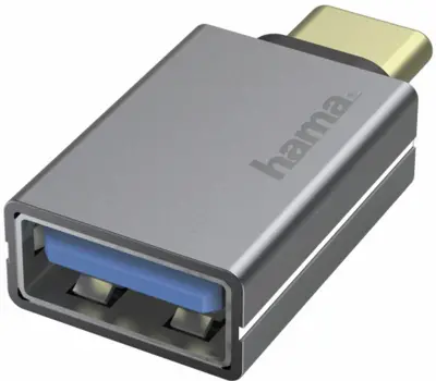 Hama 200300 USB-C-Adapter op USB-A, 5 Gbit/s