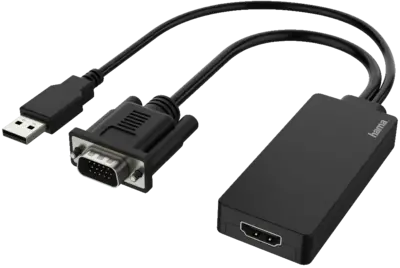 Hama 200342 VGA+USB-Adapter HDMI, Full-HD