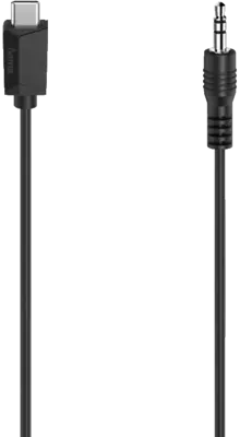 Hama 200729 Audiokabel USB-C op 3,5-mm, 0,75m