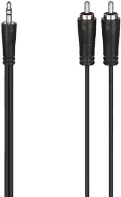 Hama 205110 Audio kabel, 3,5-2CIN 1,5M