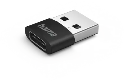 Hama Adaptor USB-A-Plug naar USB-C-Jack, 3 Stuks