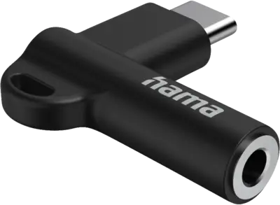 Aux-adapter USB-C-3.5mm jack aansluiting, 90 hoekstekker