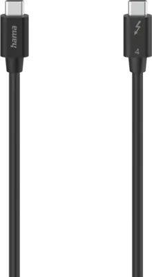 Hama Thunderbolt-4-kabel USB-C, 40 Gbit/s, Ultra-HD 8K, 0,8m
