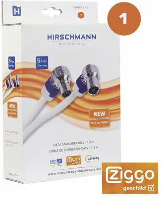 FEKAB 5/1,5 m Aansluitkabel IEC 1,5 m 4G proof