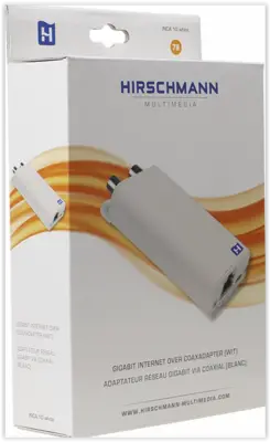 Hirschmann Gigabit internet over coaxadapte