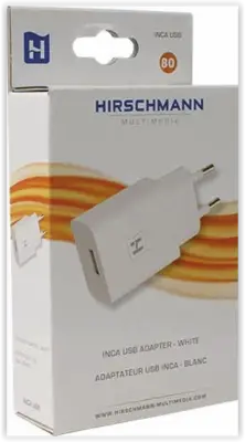 Hirschmann USB adapter kan gebruikt worden als voeding voor de INCA 1G