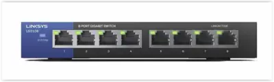 Linksys LGS108 8-poorts Gigabit Switch