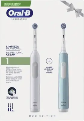Oral-B Pro 1 Duo White & Blue