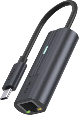 Rapoo USB-C naar Gigabit LAN Adapter