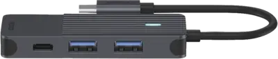 USB-C naar USB-A + USB-C Hub