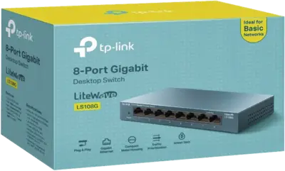 8-Port Desktop Switch LS108G